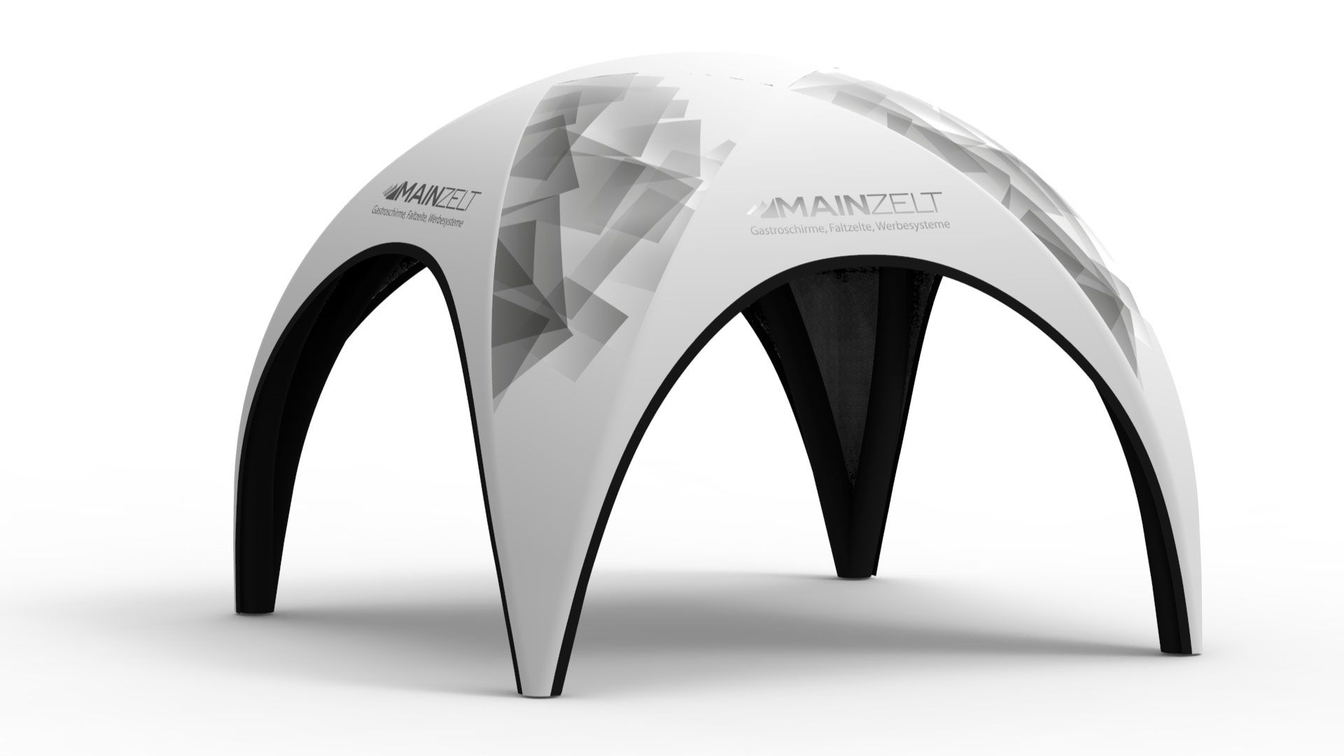 Aufblasbare-Eventzelte Spider-Zelt Ansicht Hinten Rechts