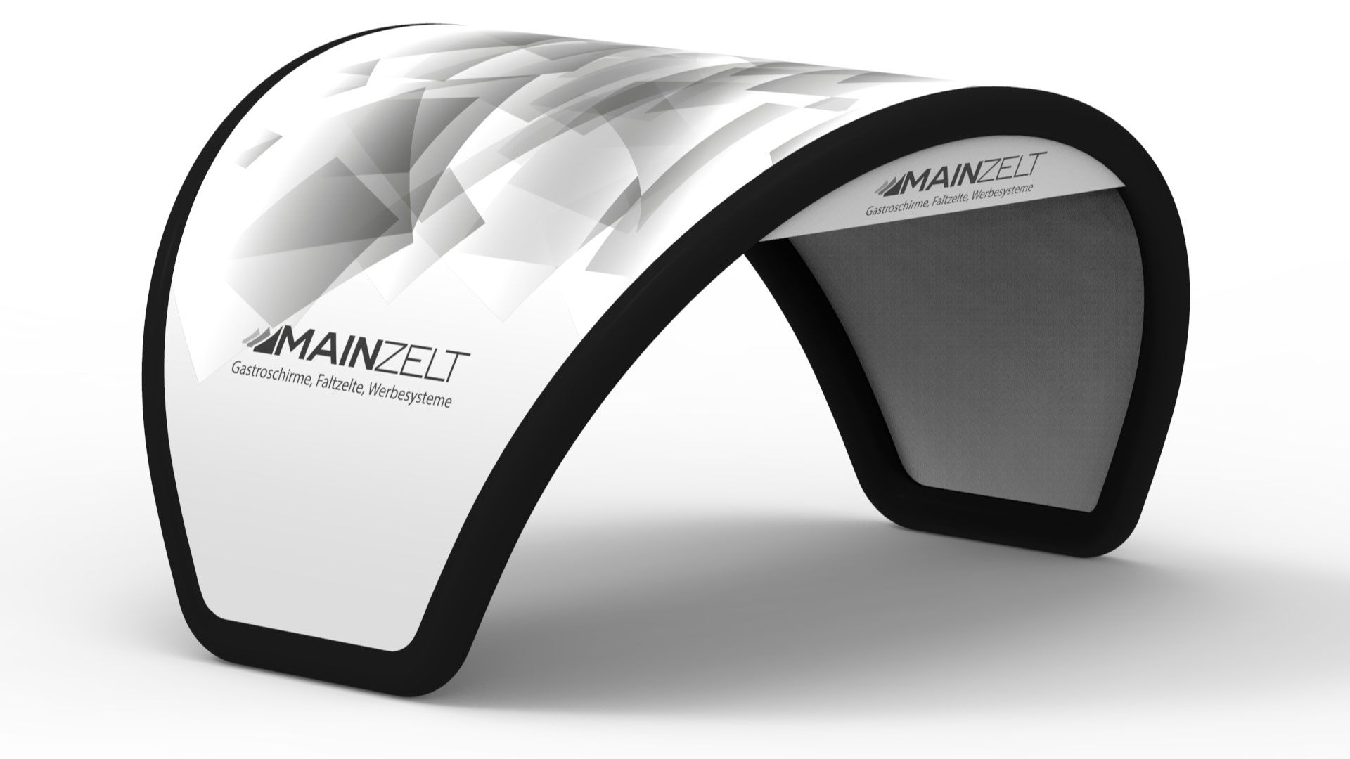 Aufblasbare-Eventzelte U-Lounge-Zelt Ansicht Vorne Rechts