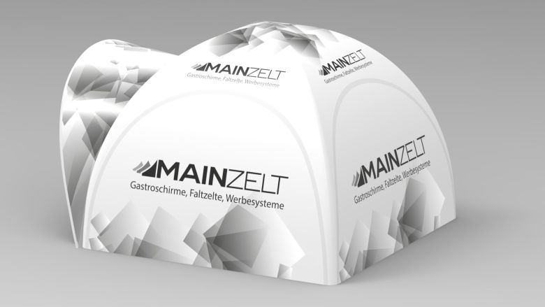 Aufblasbare-Eventzelte Dome-Zelte Hinten